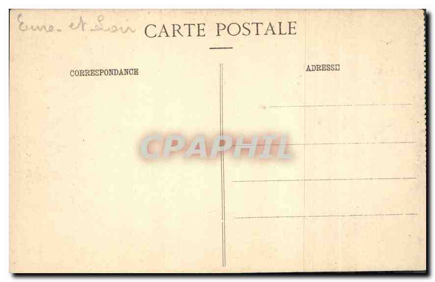 CPA Dreux Chapelle St Louis Tombeau du Duc et de la Duchesse d'Orleans  — Rückseite