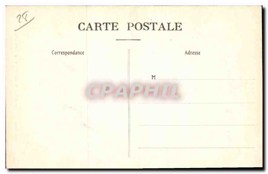 CPA Ares boutants de la Nef de la Cathedrale de Chartres  — Rückseite