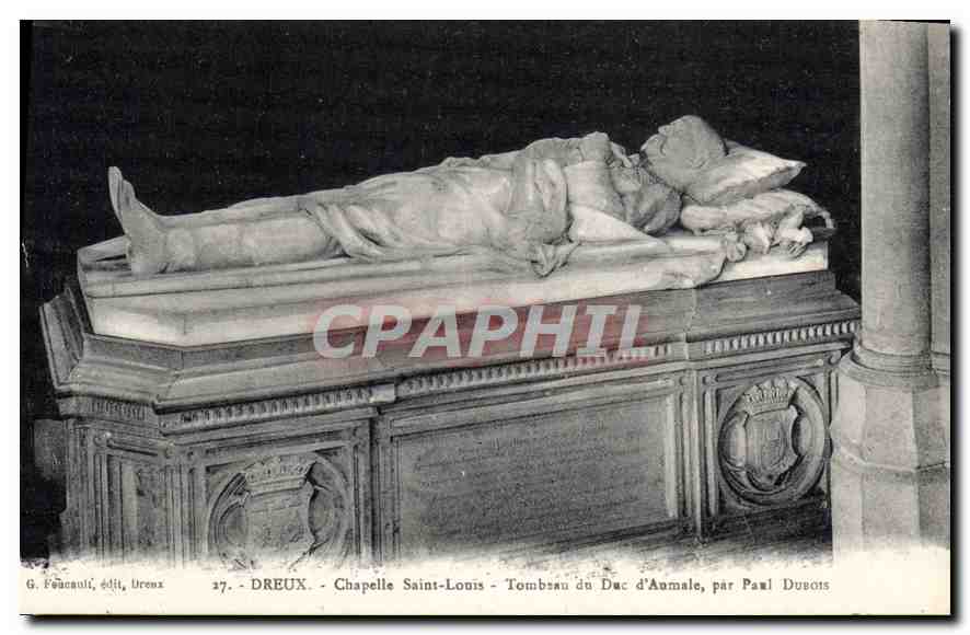 Dreux - Chapelle Saint-Louis - Tombeau du Duc d'Aumale, par Paul Dubois