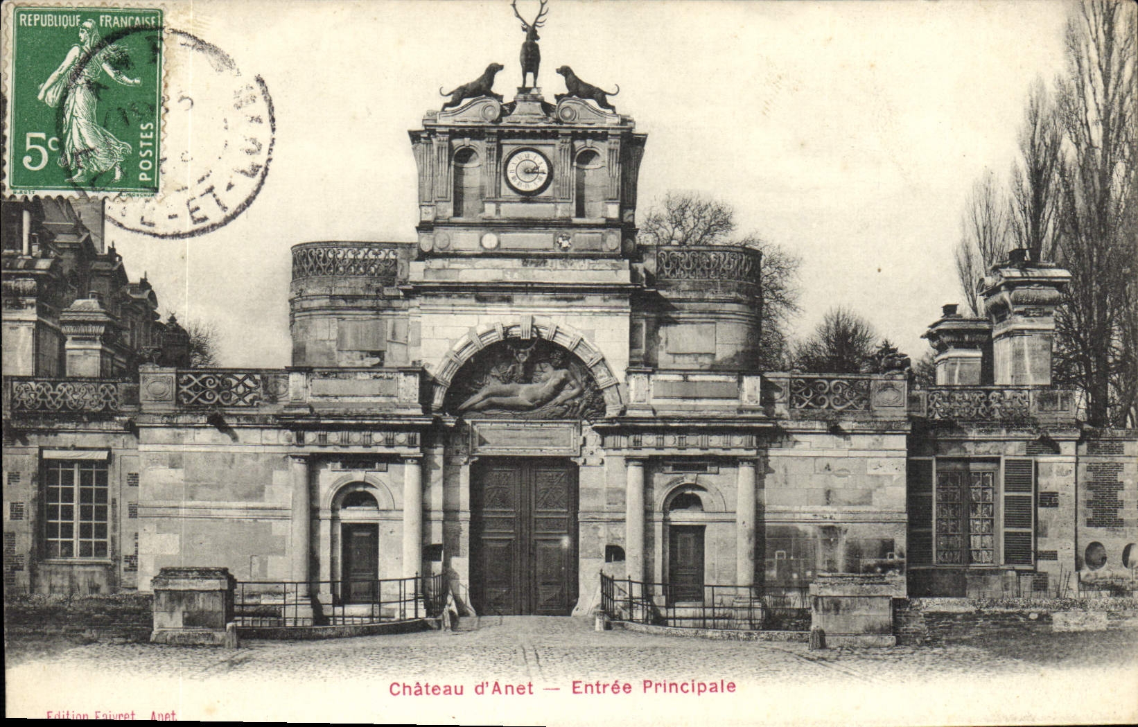 Château d'Anet — Main Entrance — Edition Etiquet, Anet