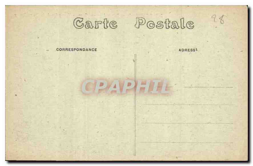 CPA Bourges palais Jacques Coeur vue prise de la Place Berry  — Rückseite