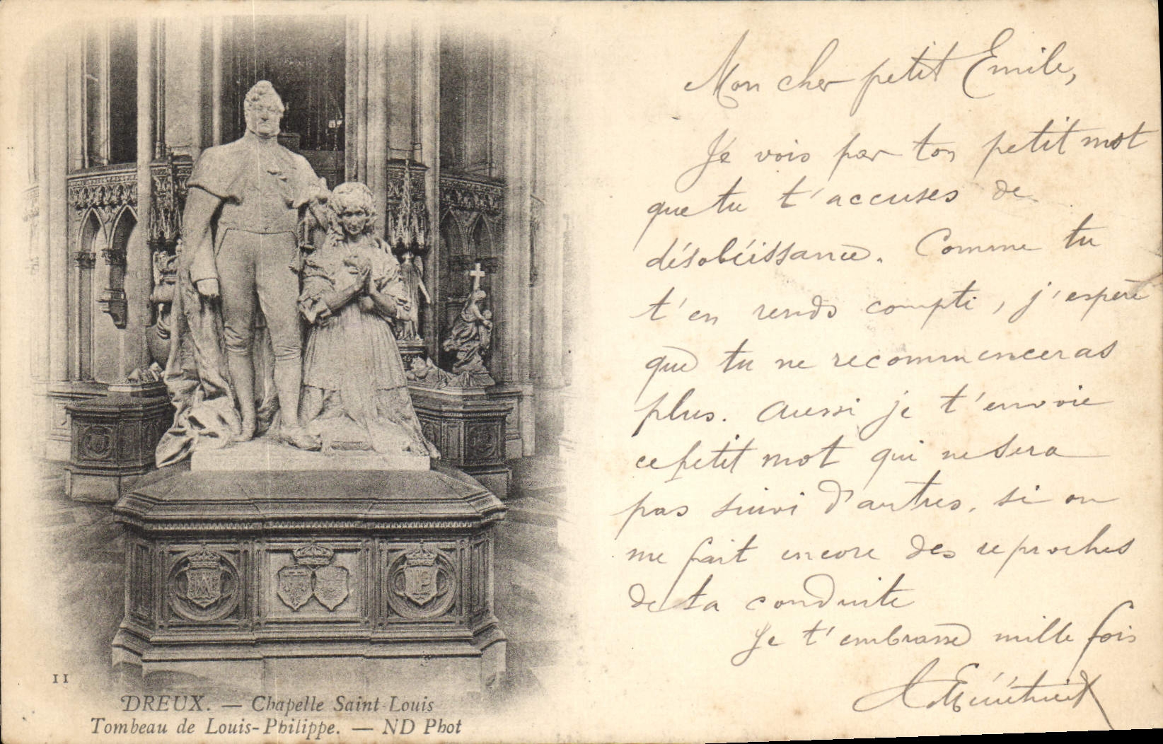 Tombeau de Louis-Philippe — Chapelle Saint-Louis — DREUX — ND Phot