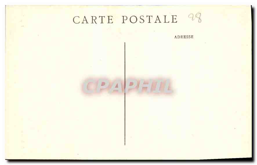 Saint Modeste — Portail Nord de la Cathédrale de Chartres — Éditeur Cl. E. Houyvet — Verso