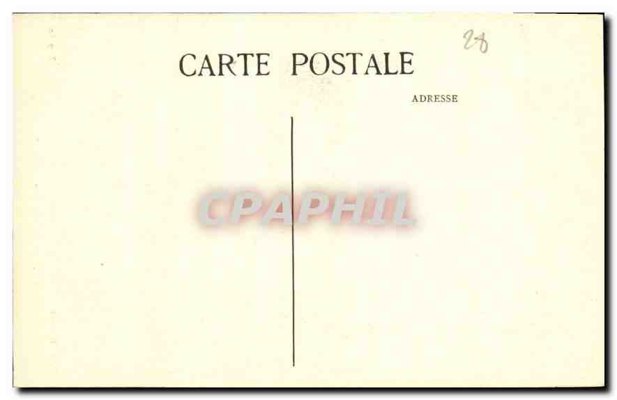 CPA Cathedrale de Chartres Musique Portail Royal XII siecle  — Back