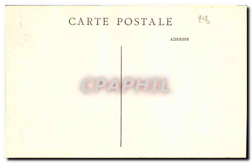 CPA Cathedrale de Chartres Esther aux genoux du roi Portail Nord XIII siecle  — Rückseite
