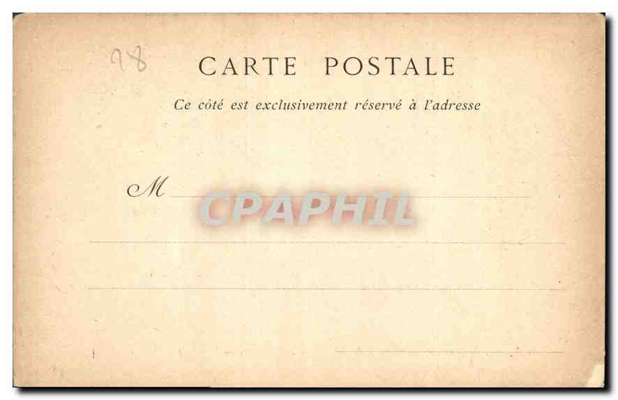 CPA Cathedrale de Chartres Chapelle de Notre Dame Sens Terre  — Verso