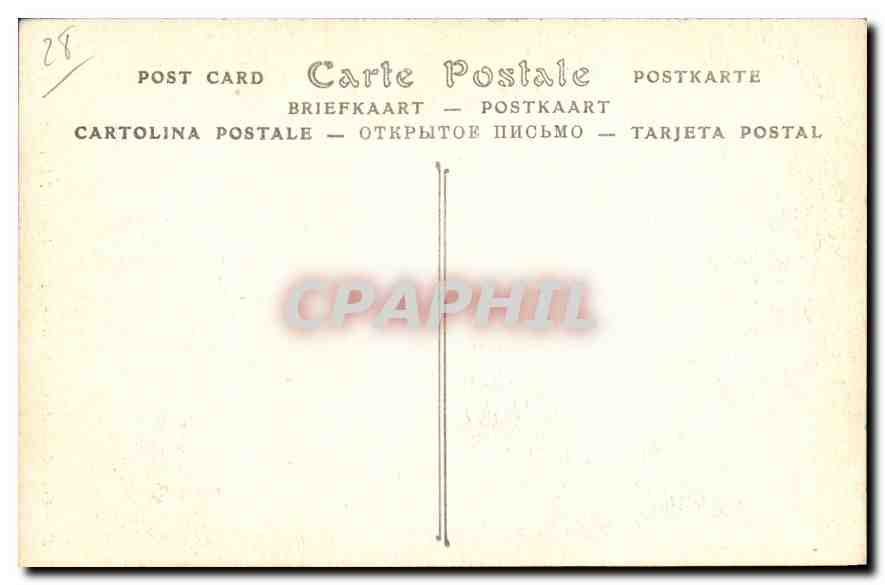 CPA Cathedrale de Chartres Portail sud  — Verso