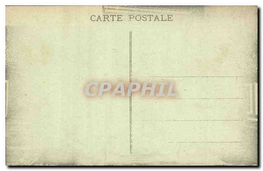 CPA Chateau d'Anet E et L La Chambre de Diane  — Rückseite