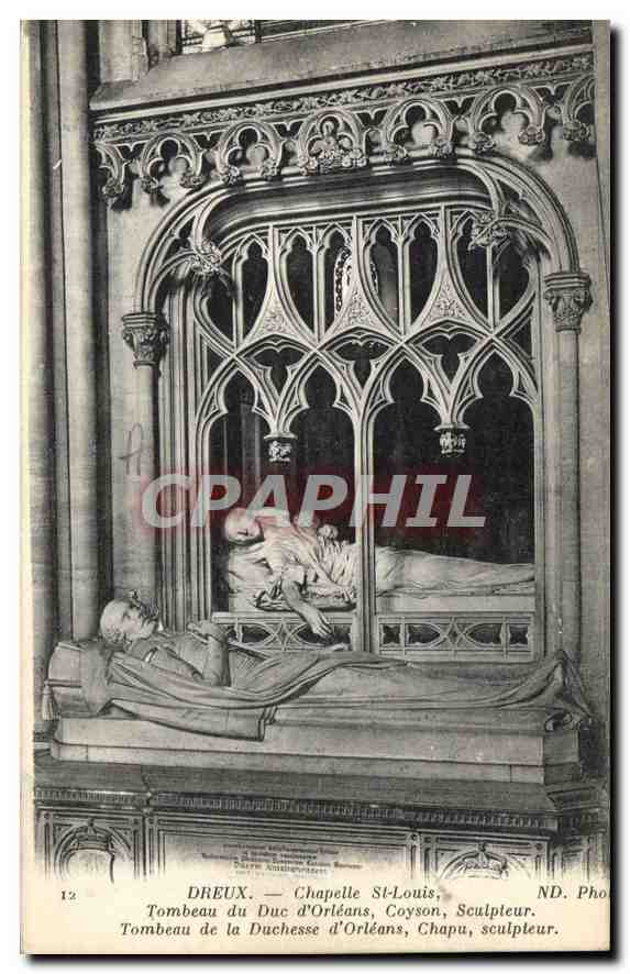 Tombeau du Duc d'Orléans — Chapelle Saint-Louis — Chappeau, sculpteur