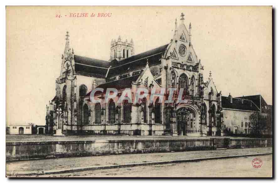 Église de Brou — vue de l'édifice gothique — éditeur anonyme, n° 24