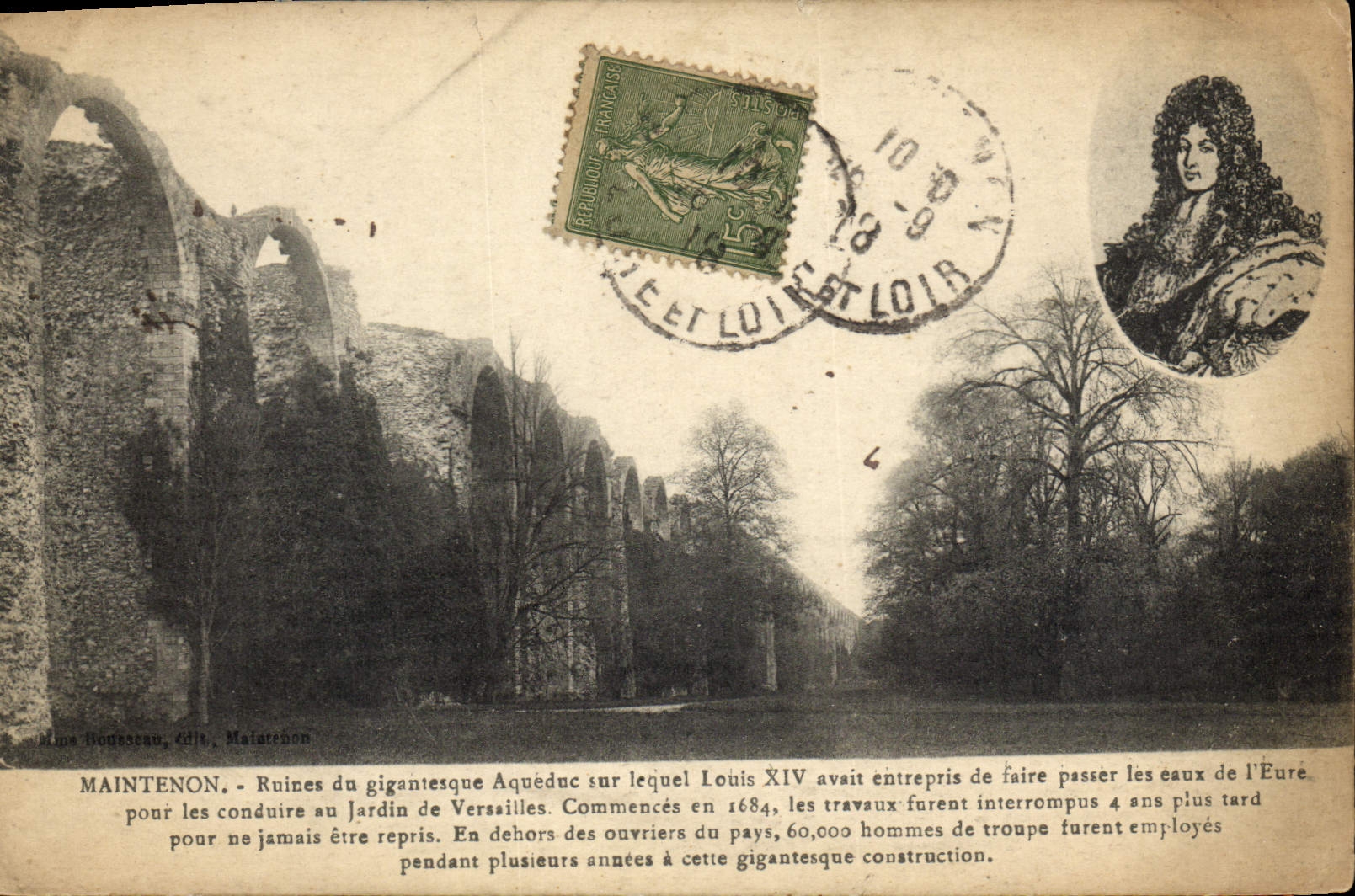 Maintenon - Ruines du gigantesque aqueduc — éditeur Alina Rousseau, série n° 10