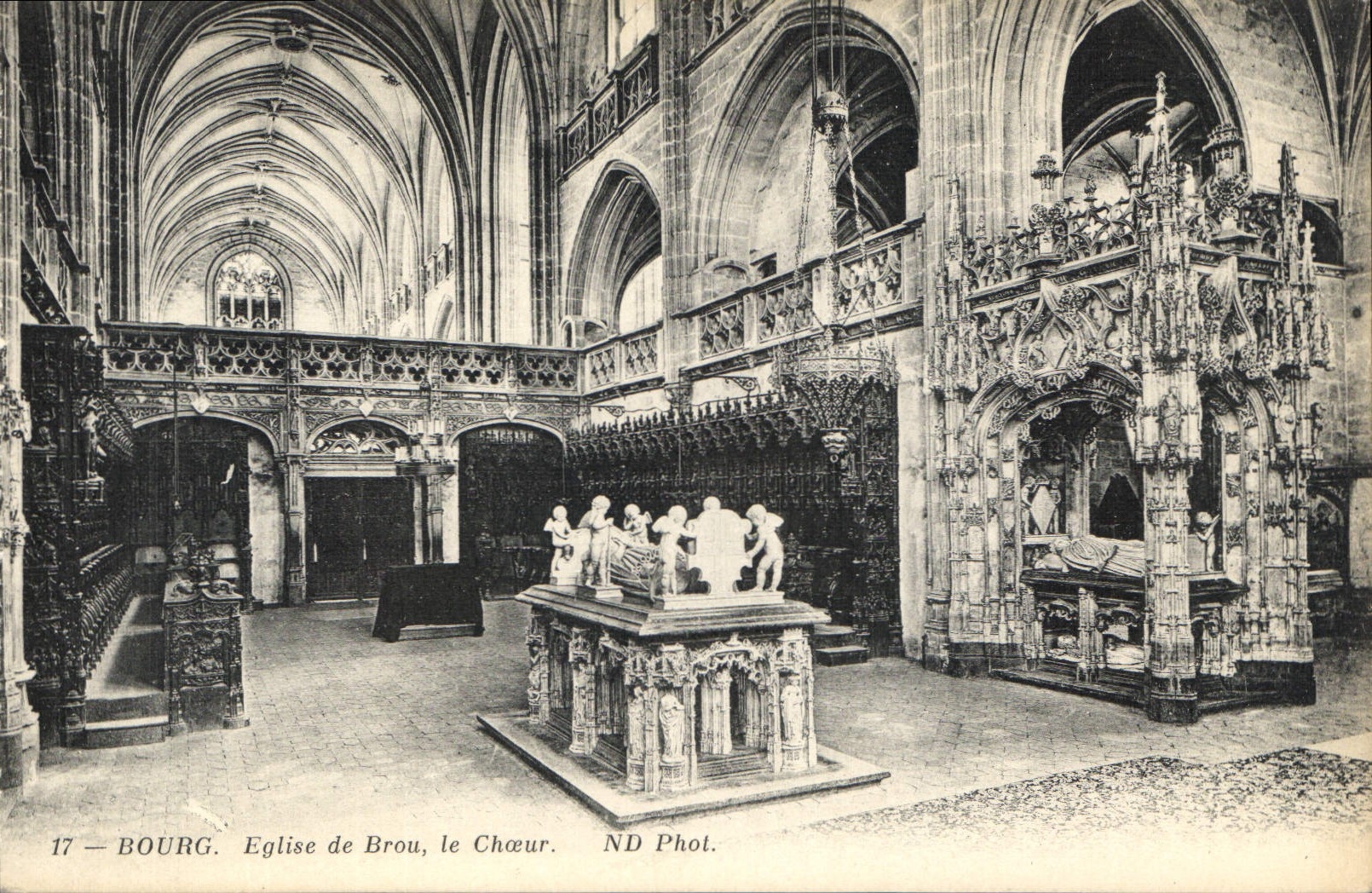 Bourg — Église de Brou, le Chœur — ND Phot.