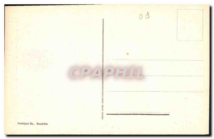 CPA Ferney Voltaire les Allees du Chateau  — Rückseite