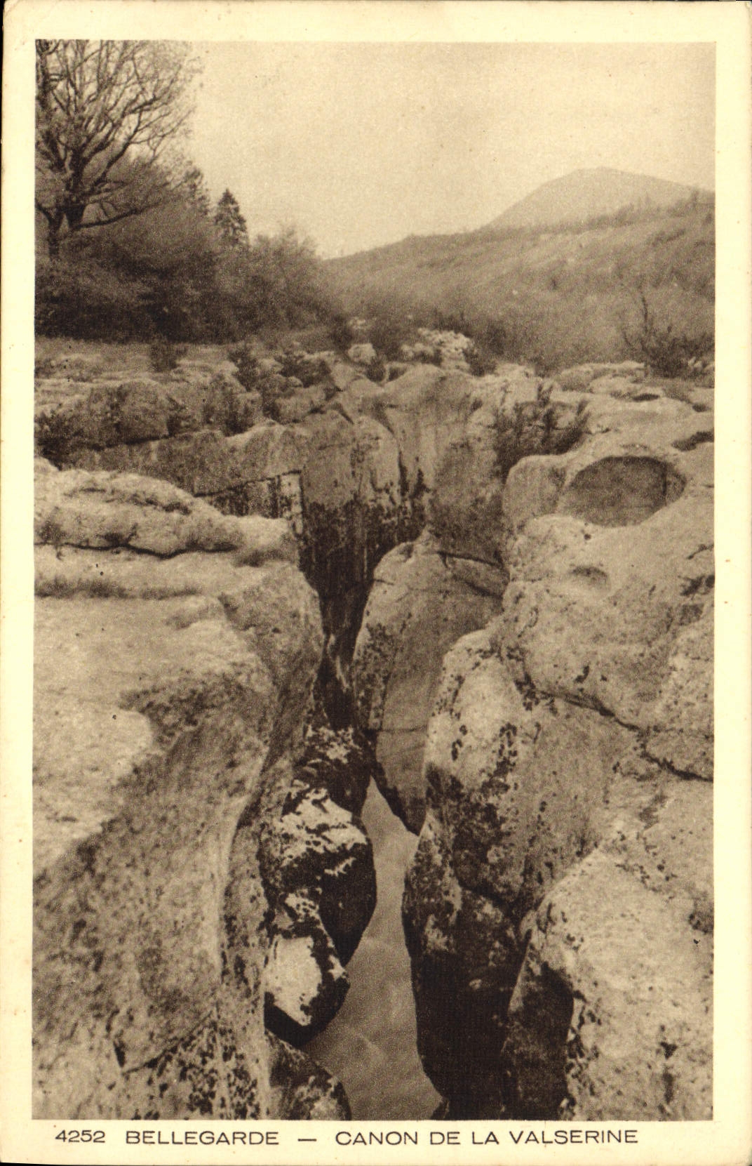 Bellegarde — Canon de la Valserine — Braun & Cie, Imp.-Édit., Mailhouse-Dormach