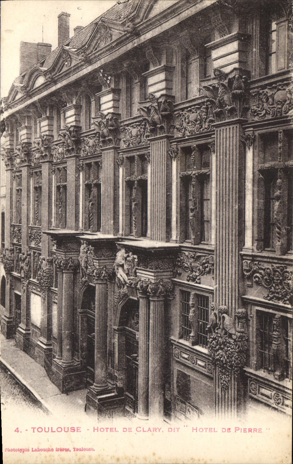 Toulouse - Hôtel de Clary, dit "Hôtel de Pierre" — Phototypie Labouche frères, n°4