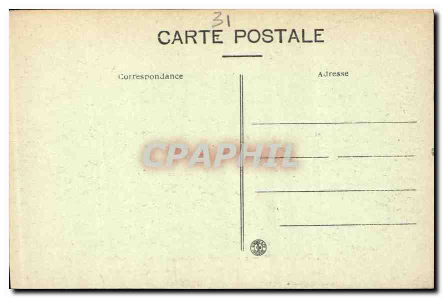 CPA Toulouse Interieur de la Cathedrale Saint Etienne  — Rückseite