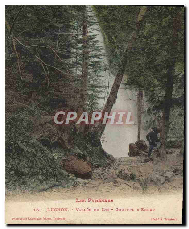 Luchon - Vallée du Lys - Gouffre d'Enfer — Phototypie Labouchès frères, Toulouse, n°16