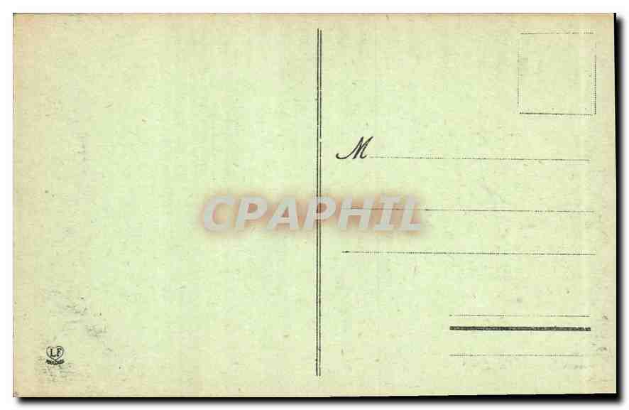 CPA Les Pyrenees Centrales Luchon La Vallee vers Venasque vus du Casino  — Rückseite
