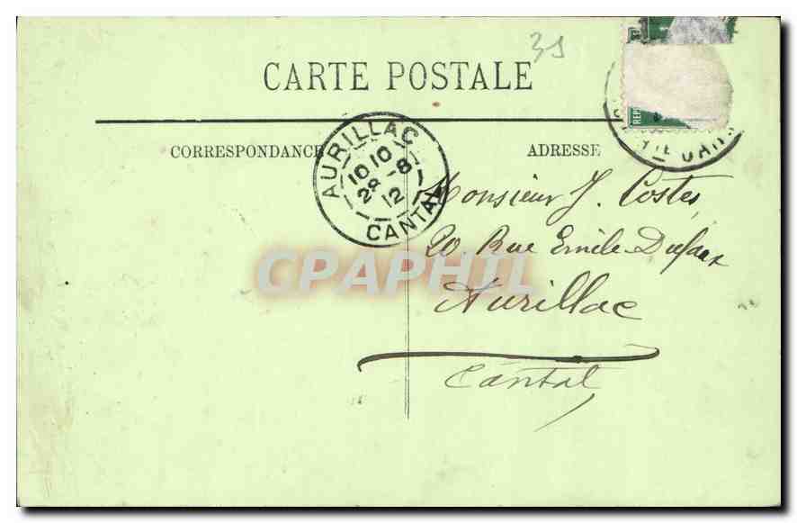 Toulouse — La Gare — LL. — n° 468 — Verso