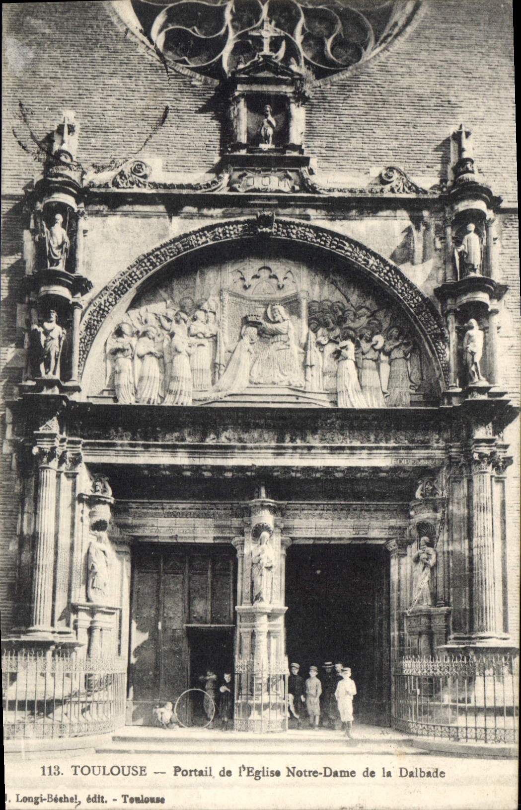CPA Toulouse Portail de l'Eglise Notre Dame de la Dalbade 