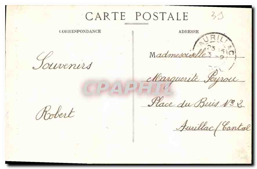 CPA Toulouse Portail de l'Eglise Notre Dame de la Dalbade  — Rückseite