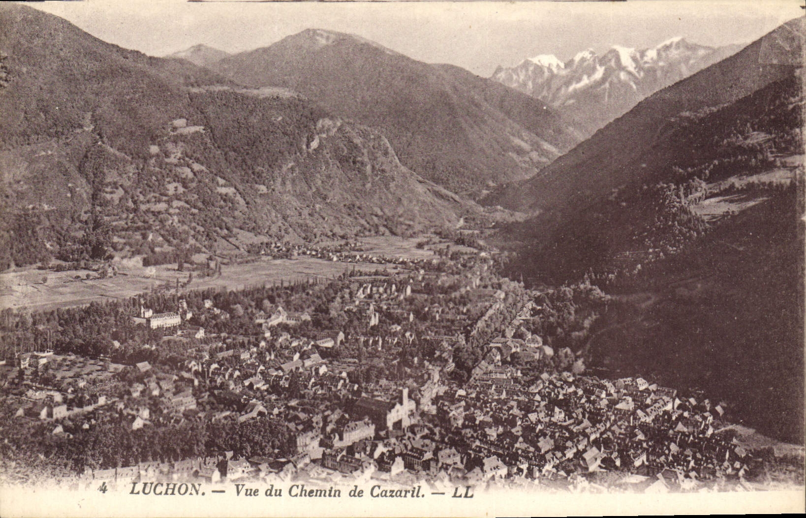 CPA Luchon vue du Chemin de Cazaril 
