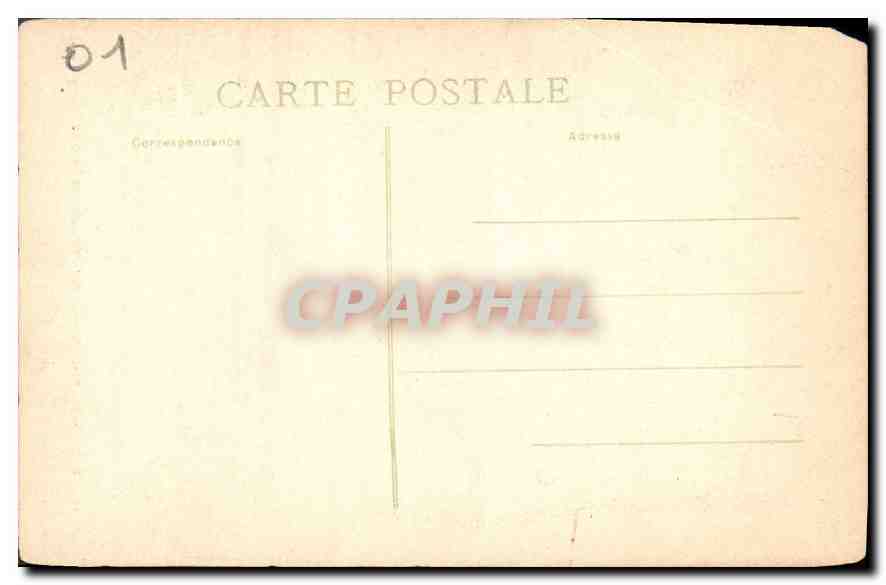 CPA Bellegarde Ain Gorges de la Valserine et Pont de Coupy  — Rückseite