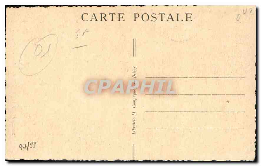 CPA Belley Grand Seminaire la chapelle  — Rückseite