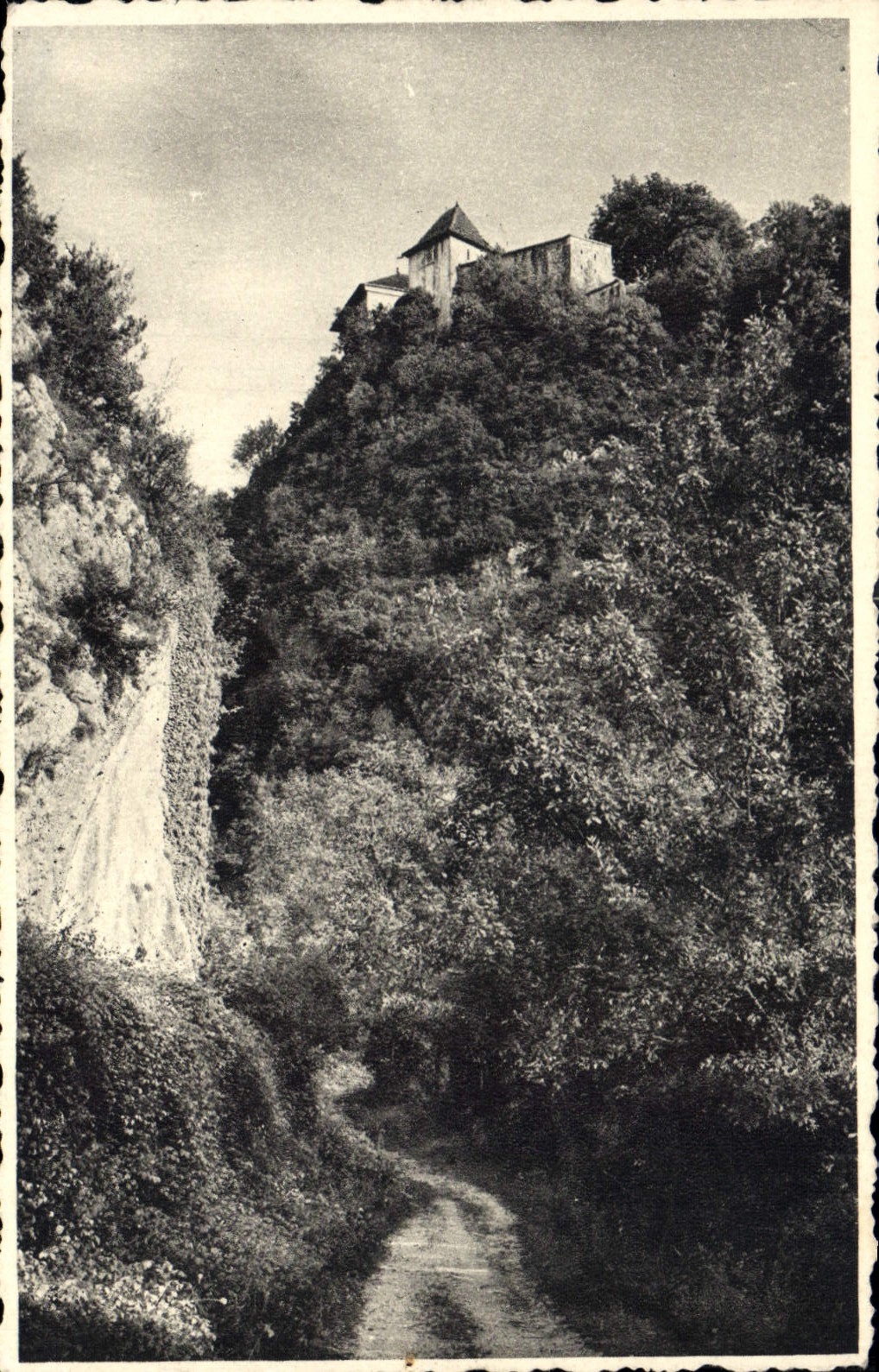 CPA Vues de l'Ain Environs de Belley Entree du Defile de Pierre Chatel 