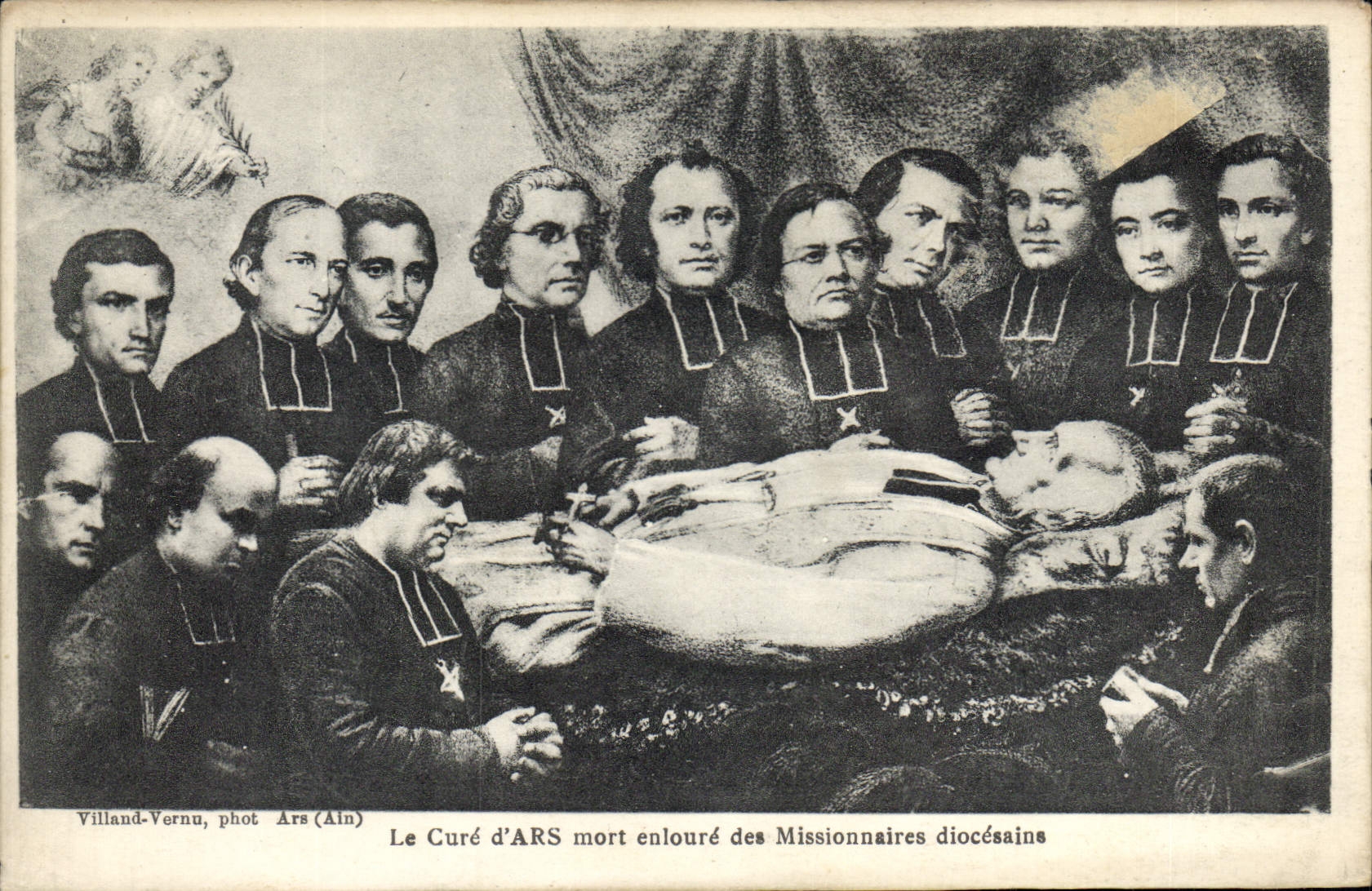 CPA Le Cure d'Ars mort enloure des Missionaires diocesains 