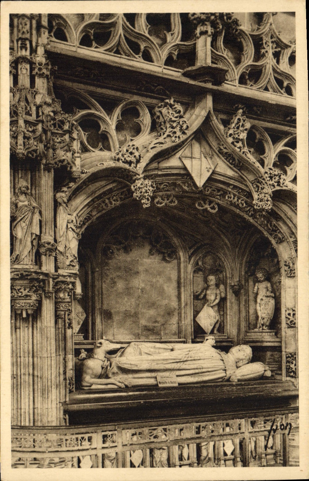Mausolée de Marguerite de Bourbon — Église de Brou (Ain) — Éditions d'Art Yvon