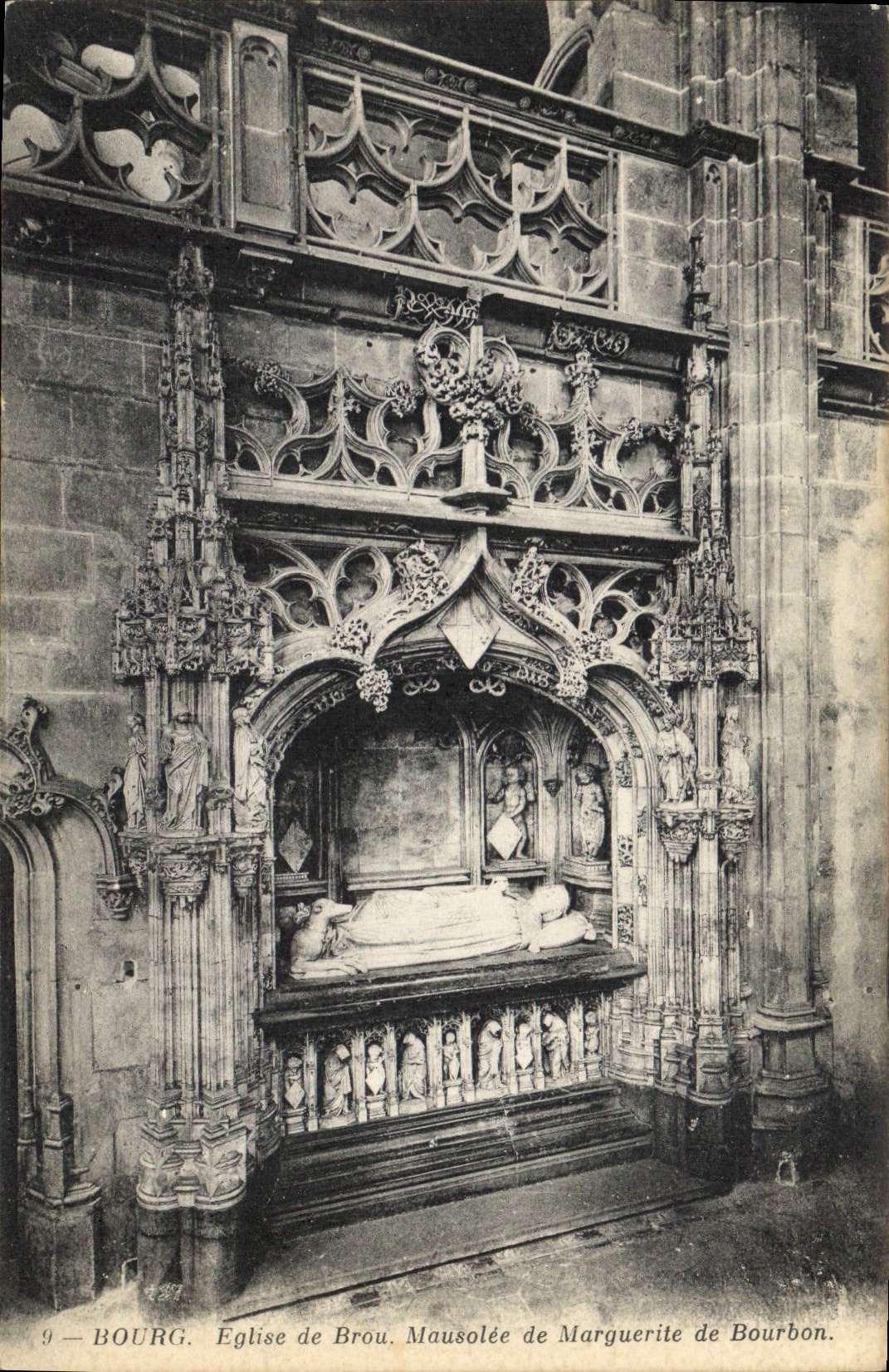 Bourg - Église de Brou. Mausolée de Marguerite de Bourbon — éditeur non identifié, n° de série 9