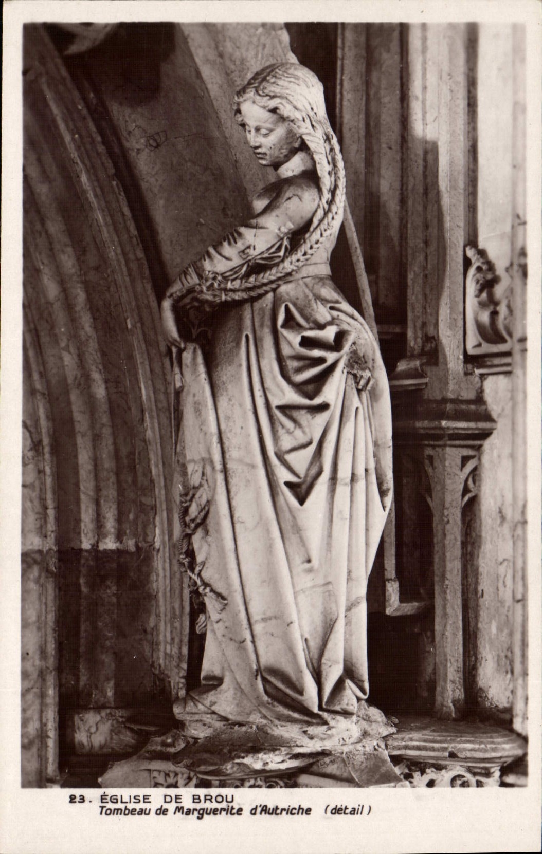 Église de Brou — Tombeau de Marguerite d'Autriche (détail) — Monuments Historiques