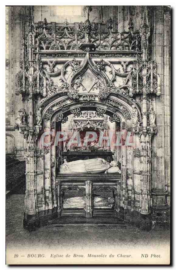 Bourg. Église de Brou. Mausolée du Chaur — ND Phot. n°20