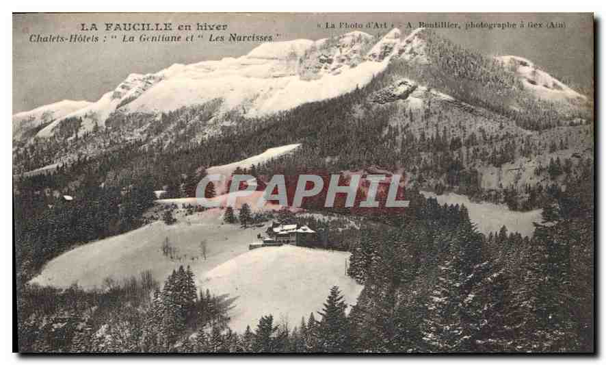 CPA La Faucille en hiver 