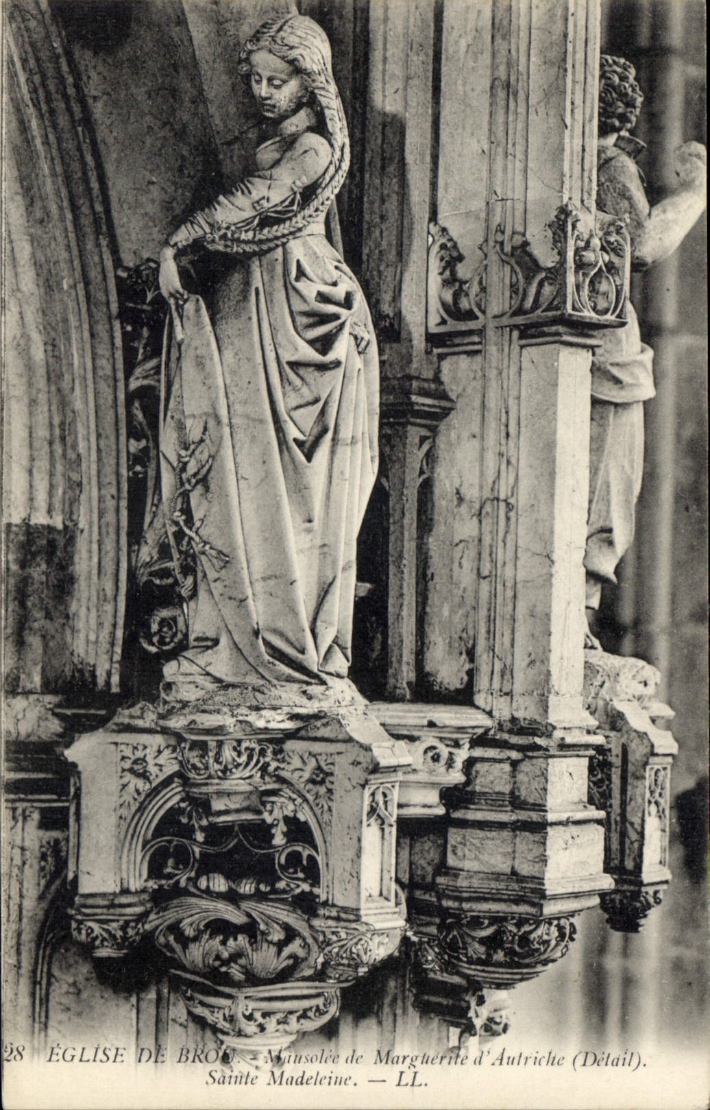 Église de Brou — Mausolée de Marguerite d'Autriche (Détail) — LL