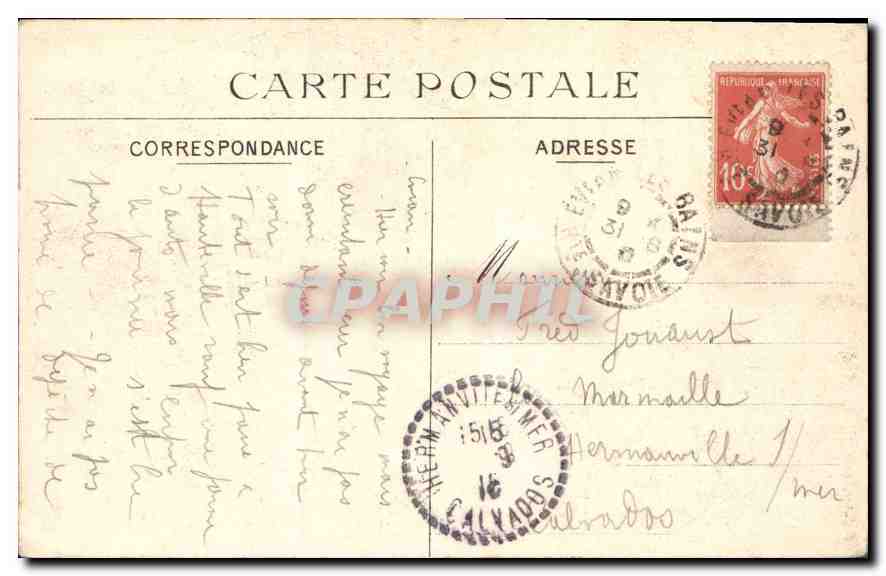 CPA Hauteville Ain Le trou de la marmite  — Rückseite