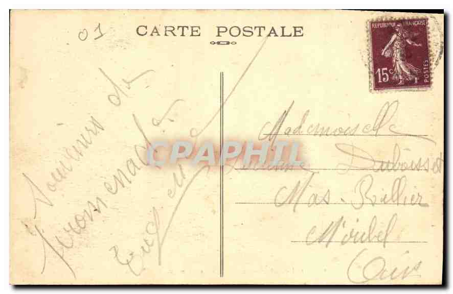 Bellegarde (Ain) — Vue panoramique et le Sorgia — L. Michaux, éd. Bellegarde (Déposé) — Verso