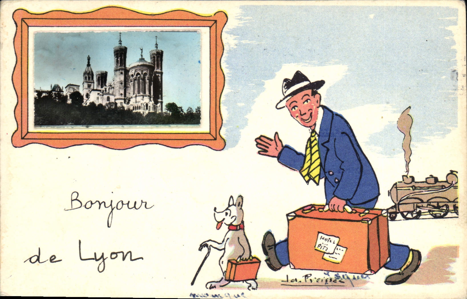 Lyon — Bonjour de Lyon — La. Precipée