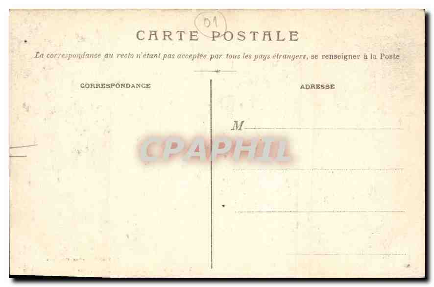 CPA Viaduc de Cize Bolozon sur la Riviere d'Ain  — Rückseite