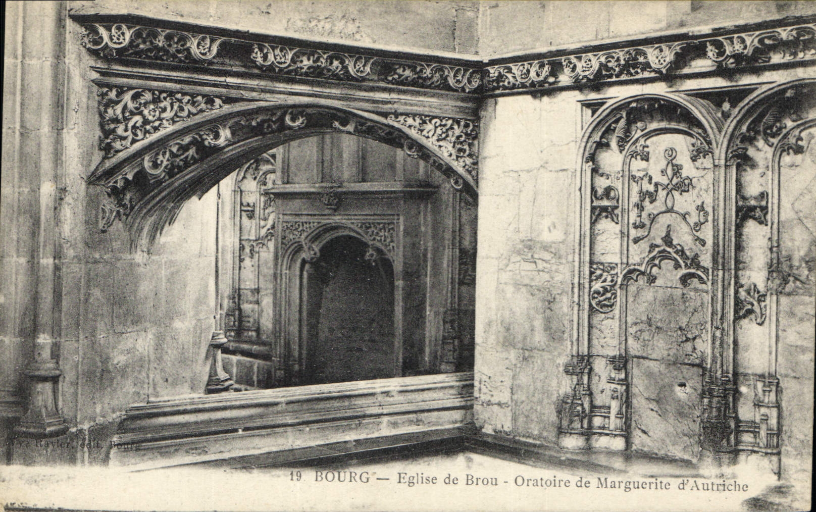 Bourg — Église de Brou - Oratoire de Marguerite d'Autrèche — Éditeur: Haviler, Bourg