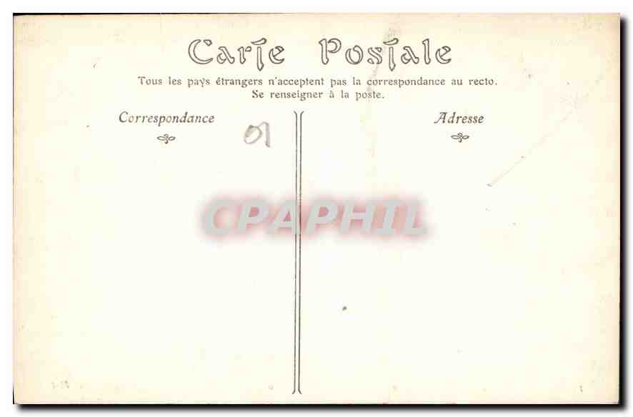 CPA Eglise de Brou Mausolee de Philibert le Breau  — Verso