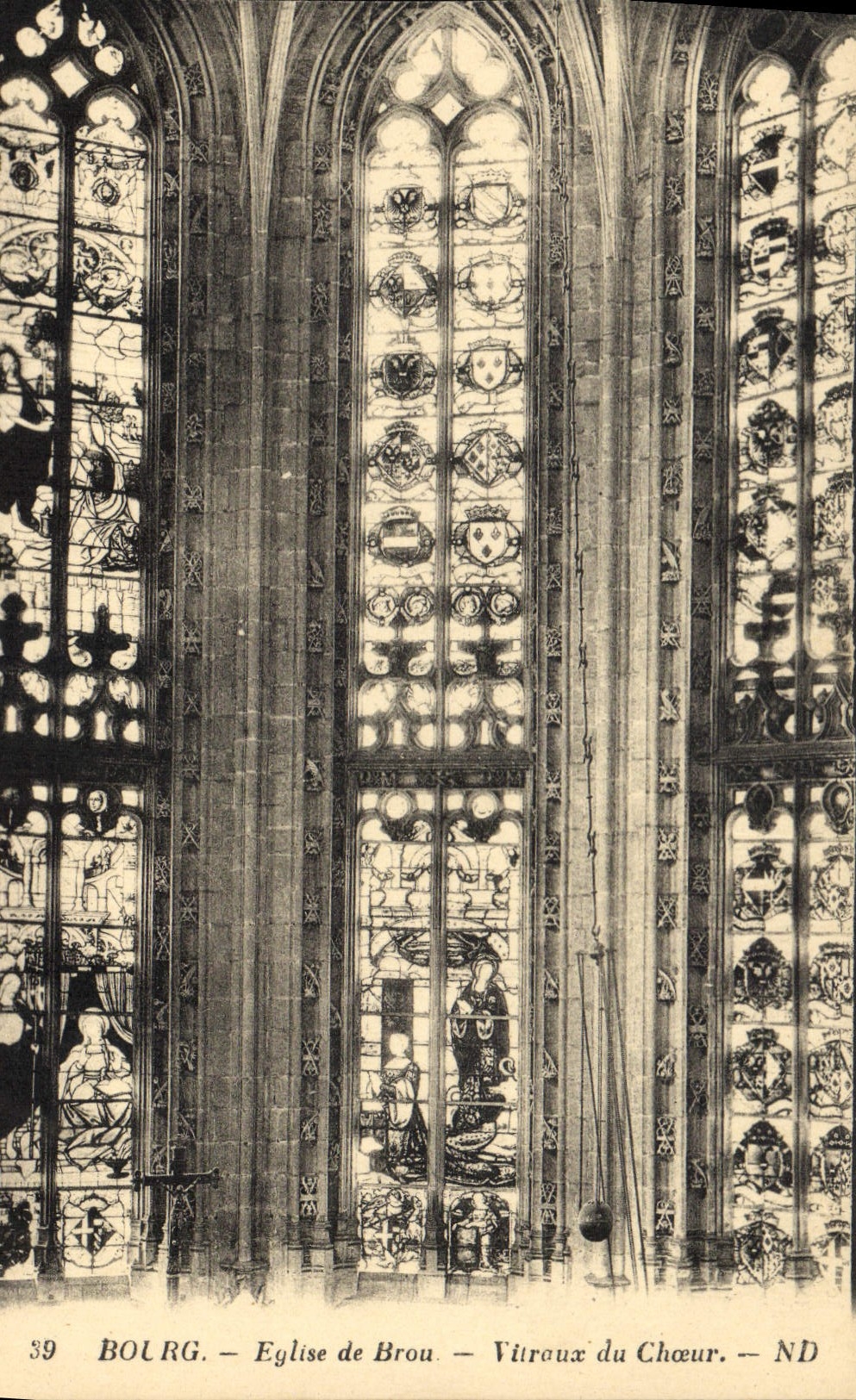 Bourges — Église de Brou — Vitrails du Chœur — ND
