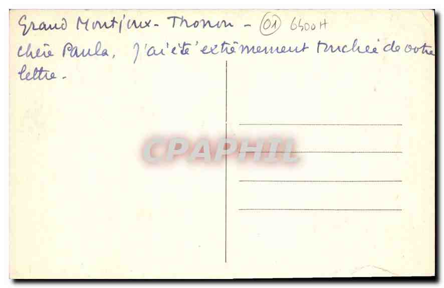 CPA Ferney Voltaire Ain Au Chateau Le Salon de Voltaire  — Rückseite