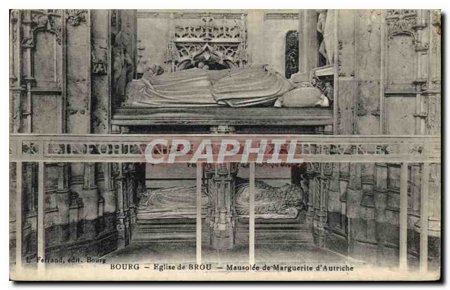 CPA Bourg Eglise de brou Mausolee de Marguerite d'Autriche 