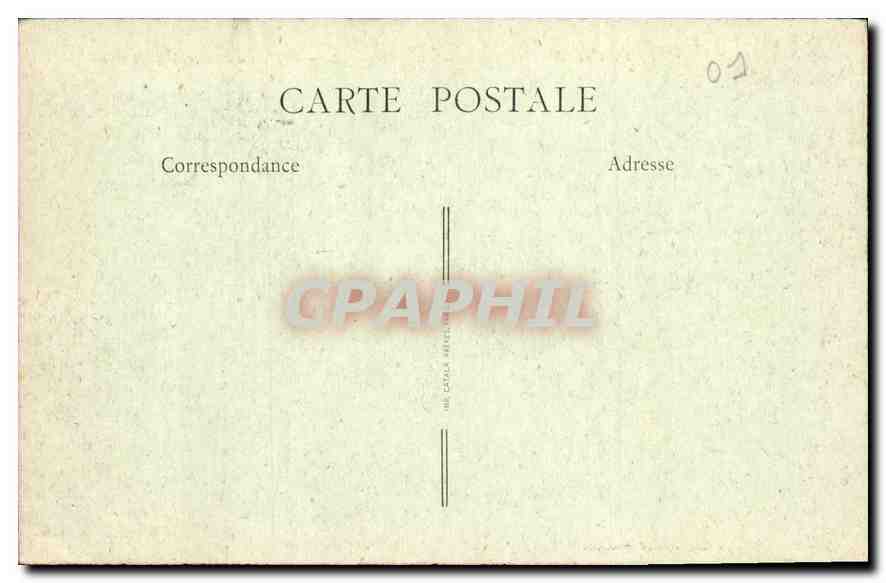 CPA L'Ain illustre Bellegarde Defile du Rhone a Genissiat  — Verso