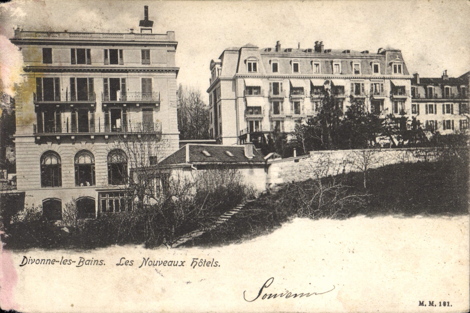 CPA Divonne les Bains les Nouveaux Hotels 