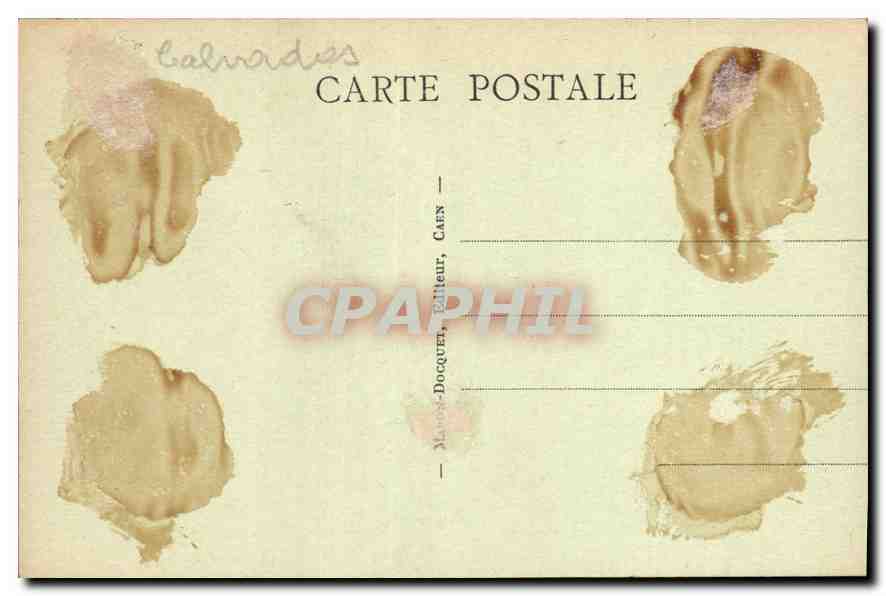 CPA Caen Tombeau de Guillaume le Conquerant Salle du Refectoire du Lycee  — Rückseite