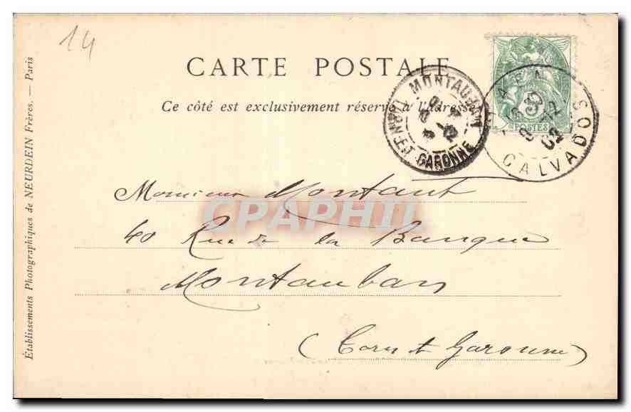 CPA Caen Eglise de la Trinite Abbaye aux Dames  — Back