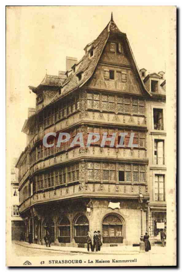 CPA Strasbourg La Maison Kammerzell 